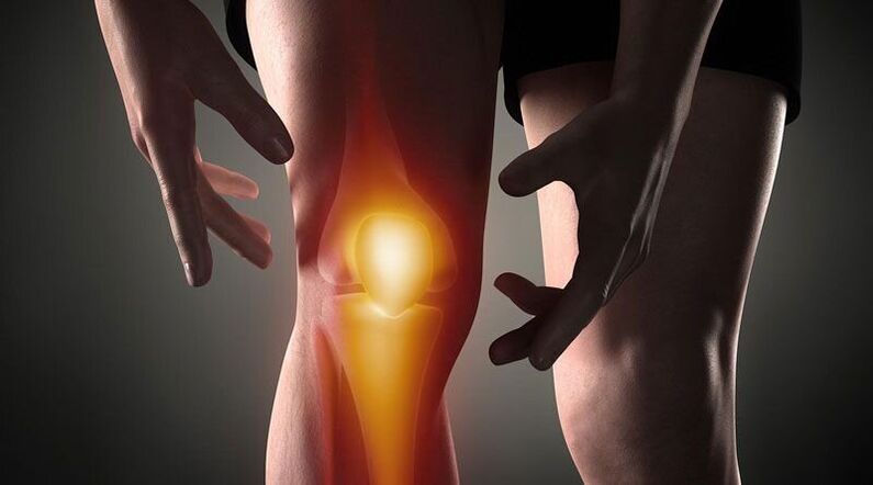 Les troubles des processus métaboliques dans les structures de l'articulation peuvent entraîner des douleurs au genou. 